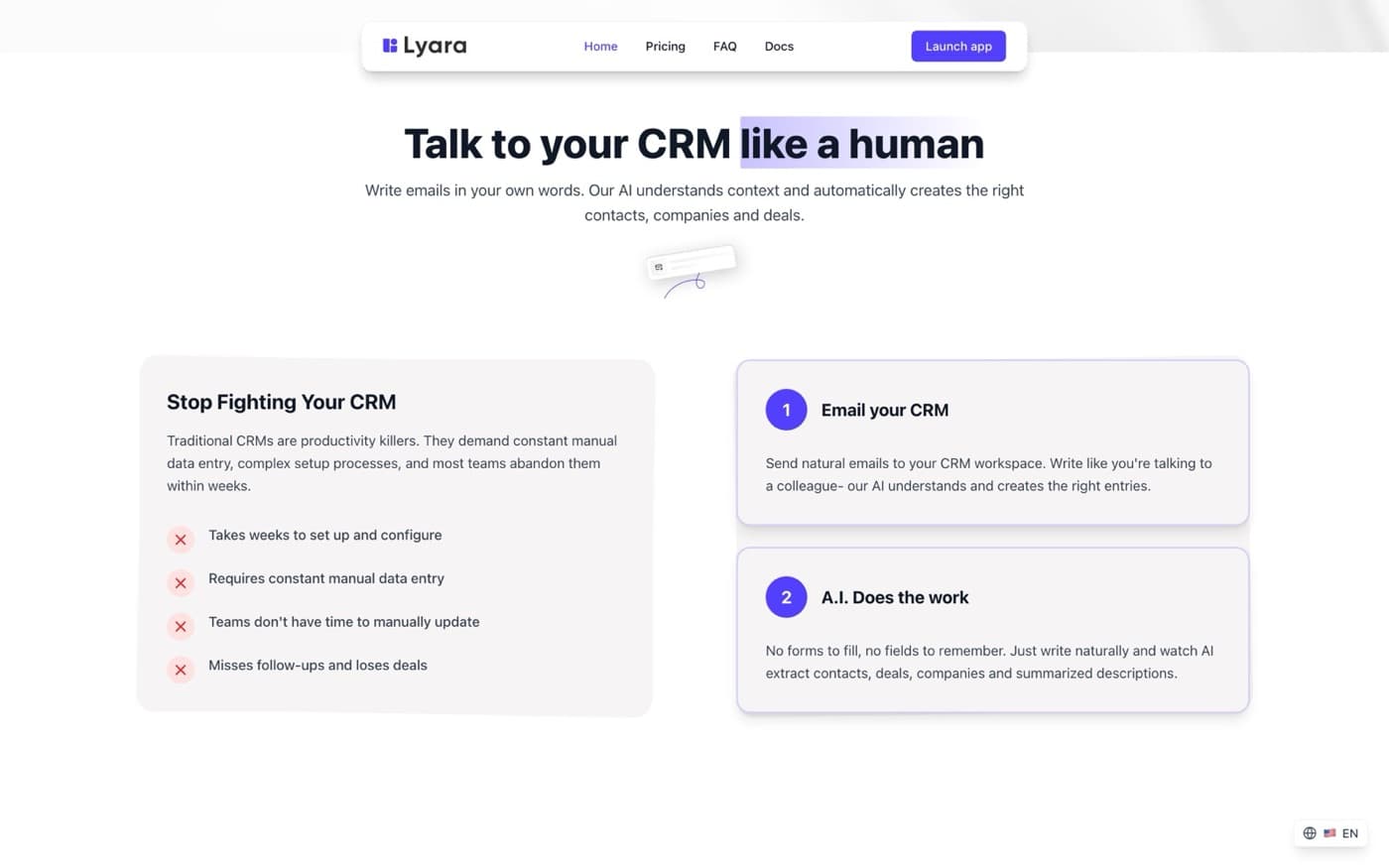 Website van Lyara