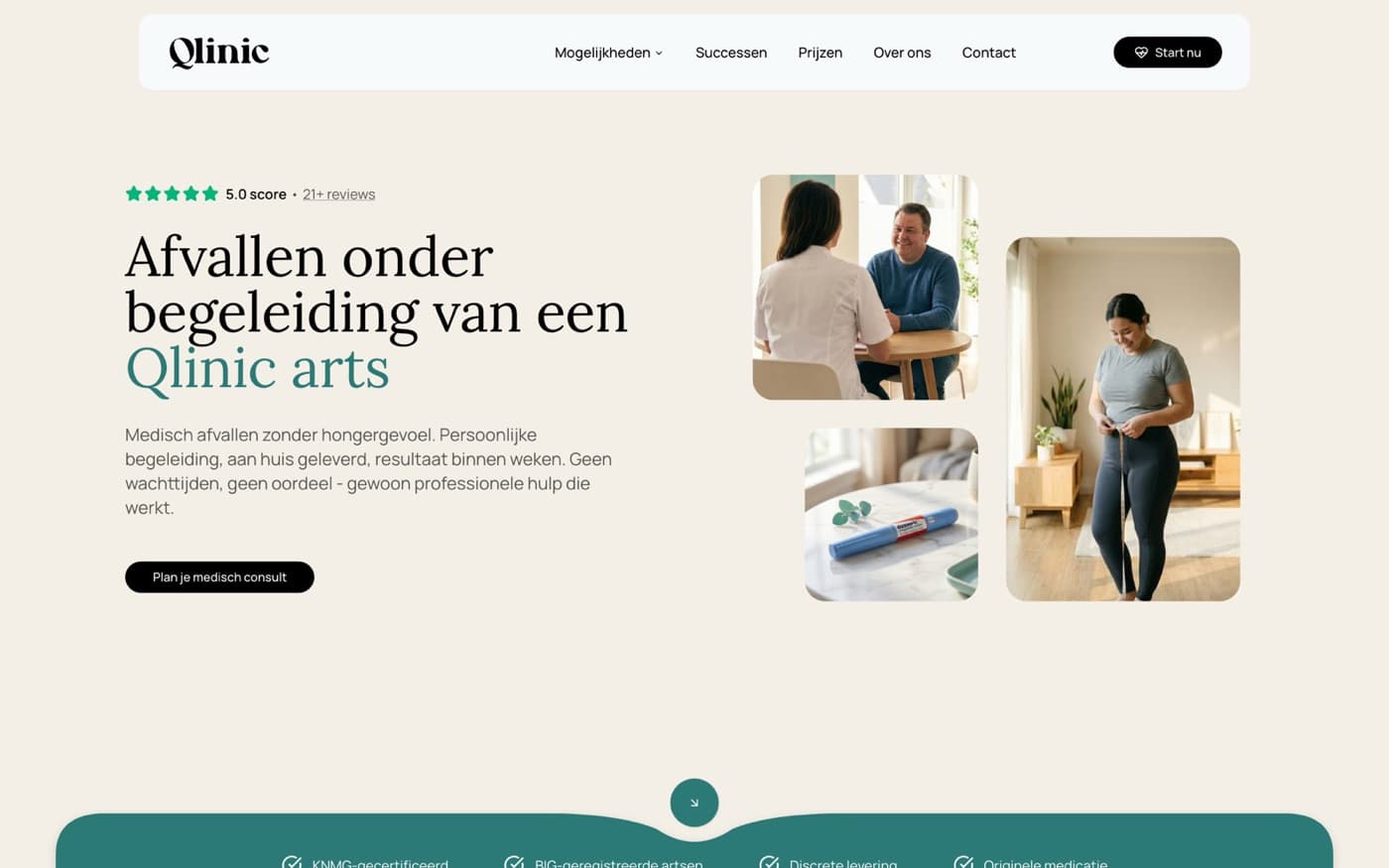 Website van Qlinic